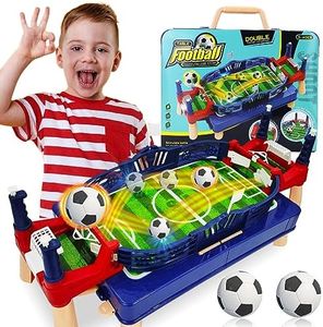 Football Table Interactive Game Soccer Games Table Foosball Table for Boy Adults Kids Family Game Night Fun Mini Foosball Indoor Outdoor Party Games Toys Gifts