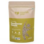 Nourish You Sunflower Seeds 250g - 100% Organic Raw Sunflower Seeds for Eating | Diet Food | Healthy Snack | Raw seeds | Weight management | Source of Antioxidants