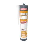 EVO-STIK Decorators Caulk White - 280ml - Low-Movement Crack and Gap Filler - Fast-Drying - Can be Overpainted - Easy-to-Apply - Lasts Up To 15 Years