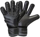 adidas Unisex Match Fingersave Goalie Gloves, Black/Black, 7