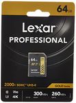 Lexar Profes. 2000x SDHC/SDXC UHS-II U3, 64GB