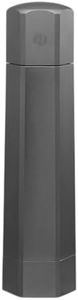 HexClad HexMill Salt Grinder, Professional Grade Heavy-Duty, Refillable, Aluminum Gunmetal Gray, Adjustable Ten Grind Settings