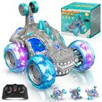 RC Car for Kids,decked Dinosour Remote Control Cars for Kids RC Monster Truck for Kids 3-8 Dinosaur Toys for Kids 6-8 Rechargeable Toy Outdoor Toys for Kids 5 6 7 8 Year Old Kids Boys