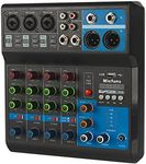 Mini audio DJ mixer Sound Board Con