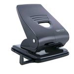 Rapesco PF800AB1 Heavy Duty 835 2-Hole Metal Punch, 40 Sheet Capacity, Black