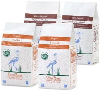 Great River Organic Milling Variety 4 Pack Pancake Mix & Hot Cereal Gift Set, 8-Pound