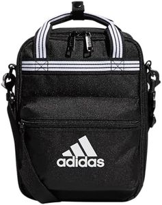 adidas Squad Lunch Bag, Black/White, One Size, Squad Insulated Lunch Bag