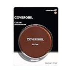 COVERGIRL Clean Pressed Powder Foundation, 1 Container (0.39 oz), Natural Tone, Creamy Lightweight Powder Foundation, Shine-Free Formula (packaging may vary)