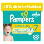 Diapers Size 7, 88 Count - Pampers Swaddlers Disposable Baby Diapers (Packaging & Prints May Vary)