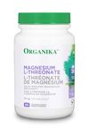 Organika Magnesium L-Threonate- High Absorption to Boost Magnesium Levels- 90vcaps
