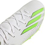 adidas X SPEEDPORTAL.3 Firm Ground Youth Soccer Cleats, Cloud White-solar Green-core Black, 5 Big Kid, Cloud White-solar Green-core Black, 5 Big Kid