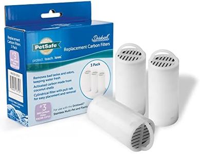 PetSafe Drinkwell 360 Premium Carbon Filters, 3 Pack, White