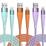 Long iPhone Charger Cord 6ft 3Pack 