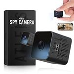 ATLENS Spy Camera Mini Wi-Fi Hidden Audio & Video - Full HD 1080P Hidden WiFi Connection Toy | Smartphone App | Baby Monitor | With Stand | Portable Camera Toy with Mobile App Control