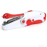 Sewing Machine,Handheld Sewing Machine, Handheld Sewing Machine,Mini Portable Electric Sewing Machine for Beginners Adult Red