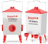 ZenxyHoC 3.6 Gallons Chicken Feeder
