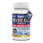 Herba Krill Oil Omega 3 Supplements - 120 Softgels | 1000mg of Antarctic Krill Oil Per Day (2 softgels 500mg each) | Source of Omega 3 Fatty Acids | High Astaxanthin | Premium Grade - 500mg Krill Oil per Soft Gel | 2 Months Supply