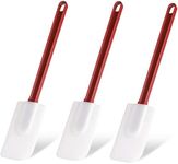 3 PCS Commercial Grade Silicone Spatulas Heat Resistant, 9.5-Inch Silicone Rubber Spatulas, Commercial Silicone Rubber Spatulas for Baking, Nonstick & BPA-Free