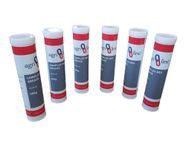 Grease Cartridges, Box of 6, Red Complex Grease for high temperature and high pressure, EP2 Complex Lithium Red Grease in 400g/14oz Cartridge for Grease Gun, by Agri-Linc