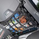 Bespeur Car Ceiling Cargo Net with 