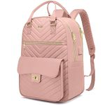 Girl Backpack for School,Cute Laptop Bag Women With USB Charging Port for University Travel Teacher Student,Sac à Dos Fille Ecole,Pink