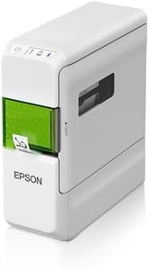 Epson LW-C410 LabelWorks Stylish Portable Printer for Home and Office, Compatible 50 Tapes and Prints up to 18mm Width Tapes and Ribbon