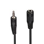 axGear Audio Extension Cable Male to Female, 3.5MM Stereo, Aux Cord for TV, Computer, Speaker, Smartphone and More [1 Pack] - 6ft - Black