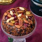 Cartwright & Butler | Decorated Jewel Fruit Cake in Round Tin