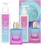 Pacifica Beauty Dream Moon Spray Perfume and Body Lotion Set, Bath and Body, Fragrances, Sandalwood, Pink Rose, Patchouli, Gift Set, Clean Perfume, Skin Care, Vegan, 6 fl oz and 1 fl oz (Set of 2)