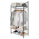 Medla Metal Open Wardrobe, Freestan