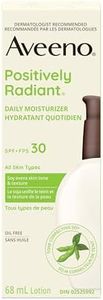 Aveeno Positively Radiant Daily Moisturizer SPF30, Sunscreen, Face Cream, Hypoallergenic, Sun Protection, 68mL