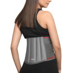 Malu Back Support Belt for Back Pain Relief & Lower Back Support | Adjustable Lumbar Support Belt for Men & Women | Best Back Belt for Back Pain Relief & Comfort – Ideal for Daily Use, Posture Correction, and Spine Support