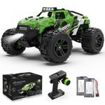 RIAARIO 1:18 All Terrain RC Car, 36 KPH High Speed Remote Control Car with 2.4 GHz Remote Control, 4WD Electric Vehicle Off-Road Truck, 4X4 Waterproof RC Trucks with 2 Rechargeable Batteries