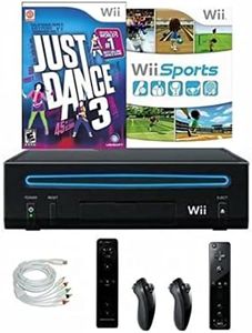 Nintendo Wii Console Bundle with Just Dance 3, Wii Sports & 2 Controllers