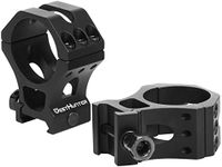 WestHunter Optics Precision 21 mm Picatinny Scope Rings, 1 Inch 30 mm 34 mm Tactical Scope Mount | Black