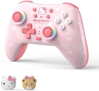 Kuitmor Wireless Pro Controller: Universal Bluetooth Gamepad for Switch/Switch 2/PC/iOS/Android/Linux with One-Touch Pairing, 6-Axis Motion HD Vibration, 1000mAh Long Battery & Auto-Wake Function, Breathing Light Effect