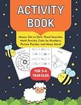 Activity Book for 5-6 Year Olds: Ma