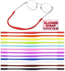12Pcs Eye Glasses Holders Around Neck - Sports Glasses Straps Sunglasses Holder Straps with Hooks Kids Sunglasses Strap for Women - Safety Glasses Strap for Men Holder Eyeglass Straps for Glasses
