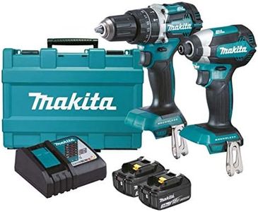 Makita 2 Piece Brushless Combo Kit - DHP484Z, DTD153Z, 2 x BL1830B, DC18RC & Carry Case - (AU PLUG/STOCK)