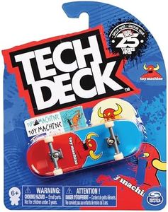 TECH DECK - FINGER SKATE - PACK 1 FINGERBOARD - Auténtico Skate de Dedos 96 mm Personalizables - 6028846 - Juguetes Niños 6 años + - Modelo Aleatorio