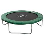 HOMCOM Φ8ft Trampoline Pad Φ96 Spring Safety Replacement Gym Bounce Jump Cover EPE Foam Green