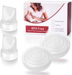 2PCS Duckbill Valves & 2PCS Diaphragm Compatible with Momcozy M5, Silicone Diaphragm Replacement Parts for Momcozy M5 Brest Pump, Breastfeeding Accessories Supplies