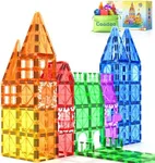 Coodoo 60 PCS Magnetic Building Til