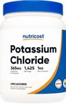 Nutricost Potassium Chloride Powder 1kg - Gluten Free, Non-GMO