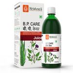 KRISHNA'S HERBAL & AYURVEDA Bp Care Juice -1000 Ml | Ayurvedic Way To Manage Bp & Cholesterol Level With Sarpgandha, Shankhpishi & 3 Natural Herbs