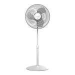 Lasko S16201 Oscillating Stand Fan, 16-Inch, White