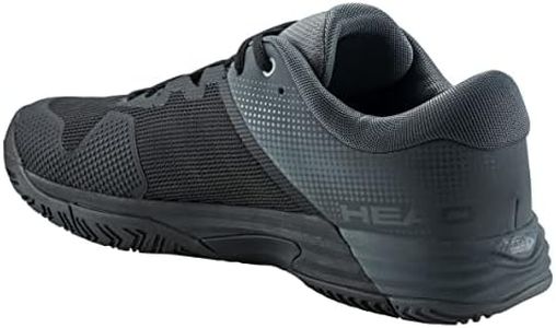HEAD Men's Revolt Evo Sneaker, Black/Grey, 9