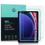 IBYWIND Screen Protector For Samsung Galaxy Tab S9(11 Inches),with 2Pcs Tempered Glass,[Fingerprint Reader,Easy to install]