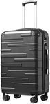 Coolife Luggage Suitcase Carry-on Hardside Travel Luggage TSA Lock Spinner Telescopic Handle
