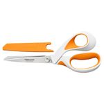 Fiskars 21cm RazorEdge™ Sewing Scissors – Stainless Steel Blades, Shears for Sewing & Fabric, Softgrip™ Handles